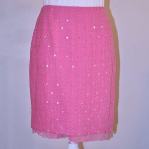 W.D.N.Y. Vintage Silk Sequin Skirt